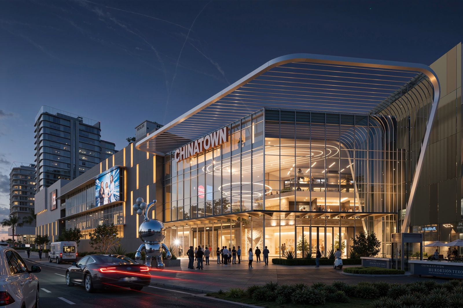 Mega Mall Exterior Baosen China Town